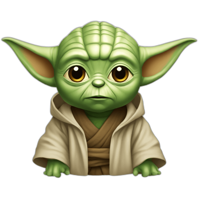 Yoda pas contant emoji