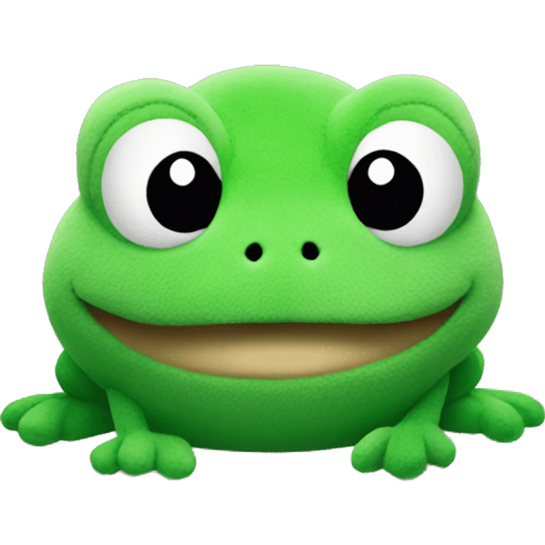 Frog plushie emoji