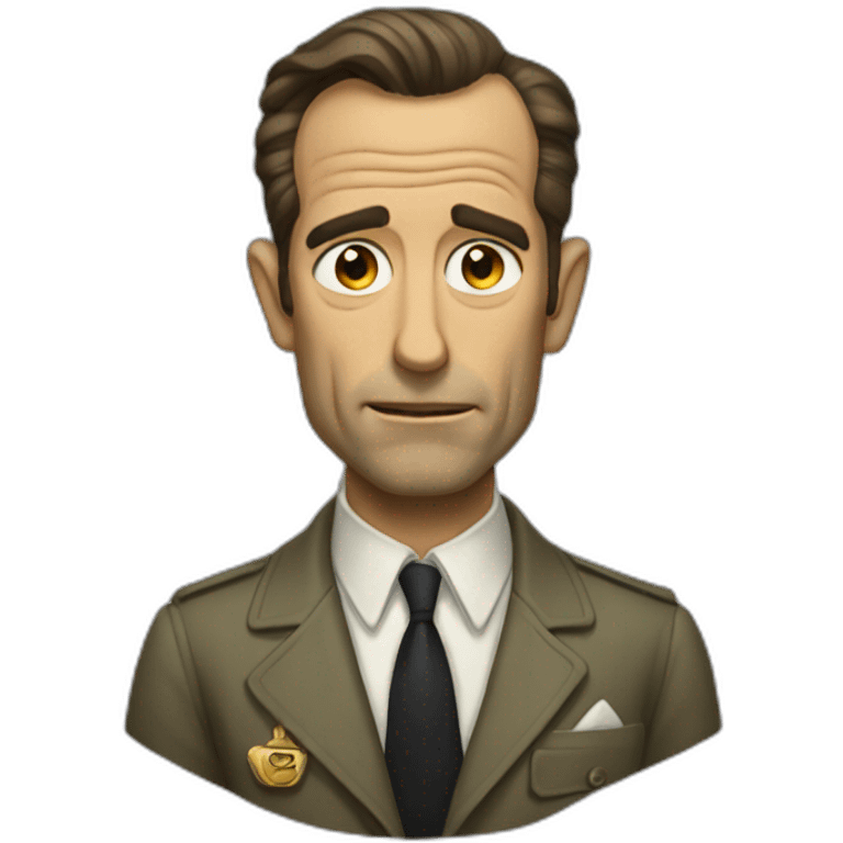 Humprey Bogart disparant emoji