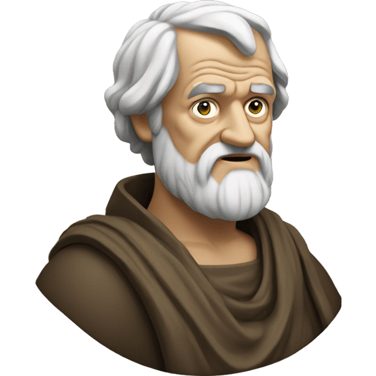 Aristotle imagining ideas emoji