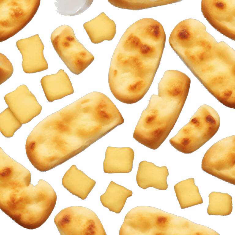 Garlic cheese bread emoji