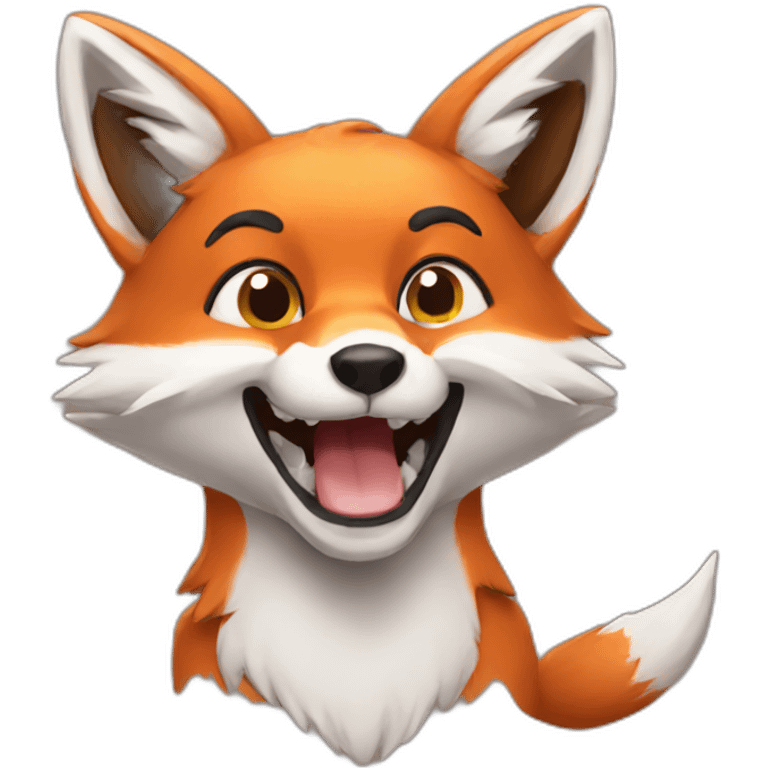 fox happy emoji