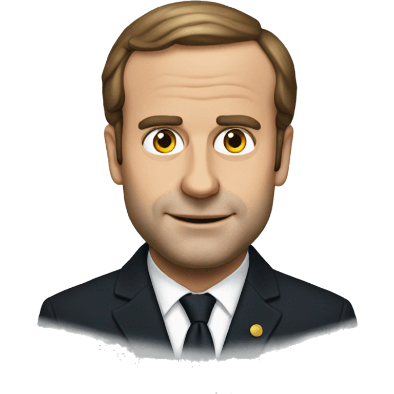 Glucksmann disguised as Macron  emoji