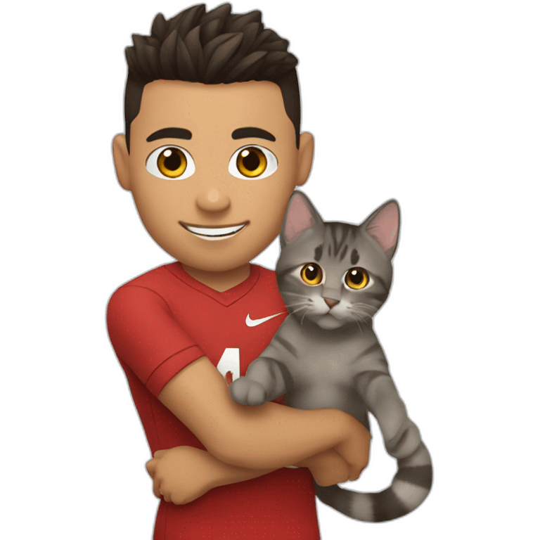 ronaldo with cat emoji