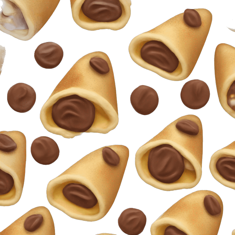 Nutella crepe emoji