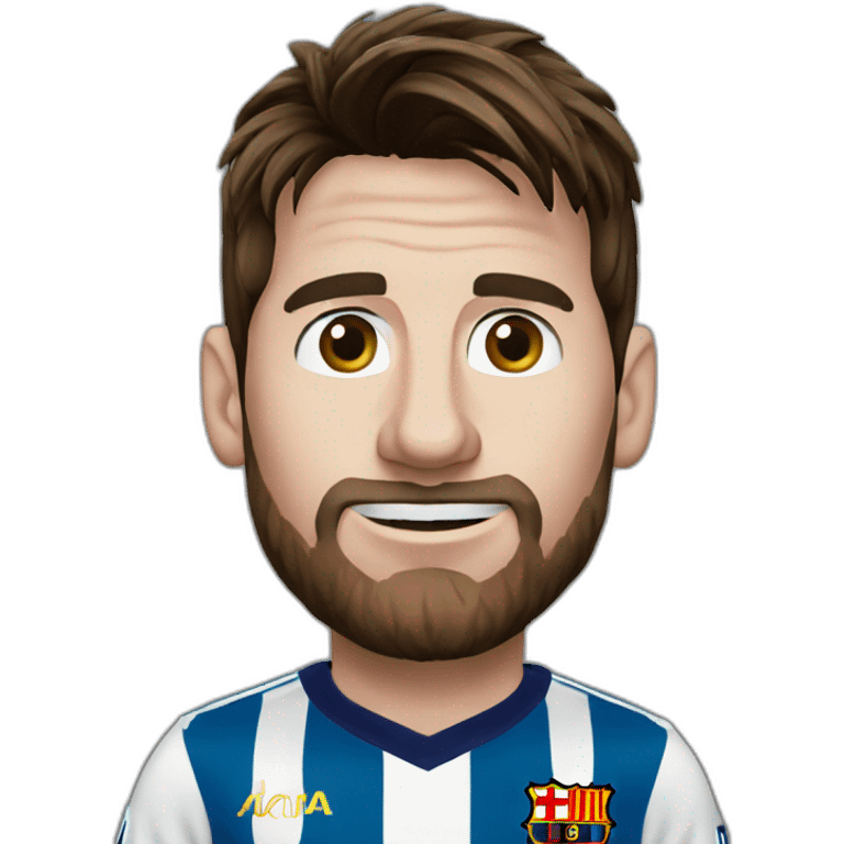 Lionel messi avec grandes preilles emoji