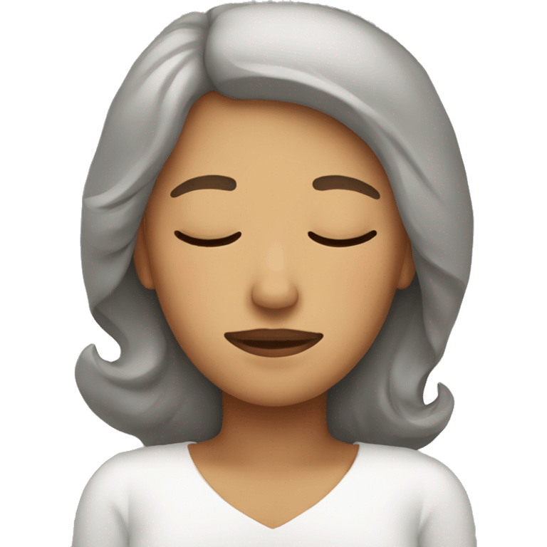 Woman sleeping  emoji