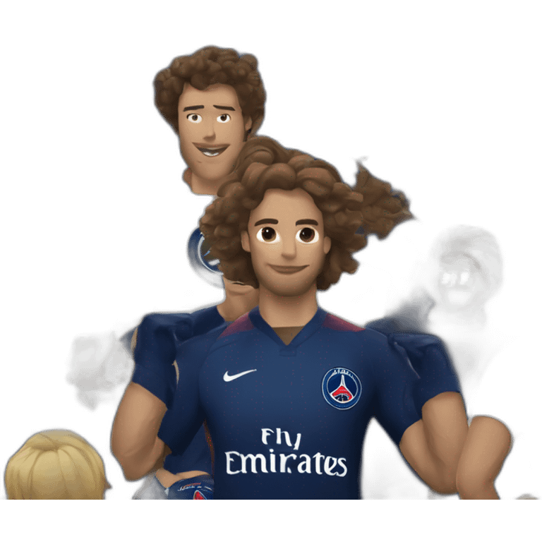 maillot bleu paris saint germain emoji