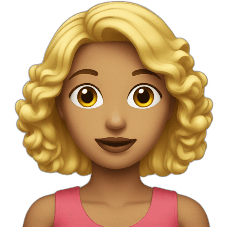 femme choqué emoji