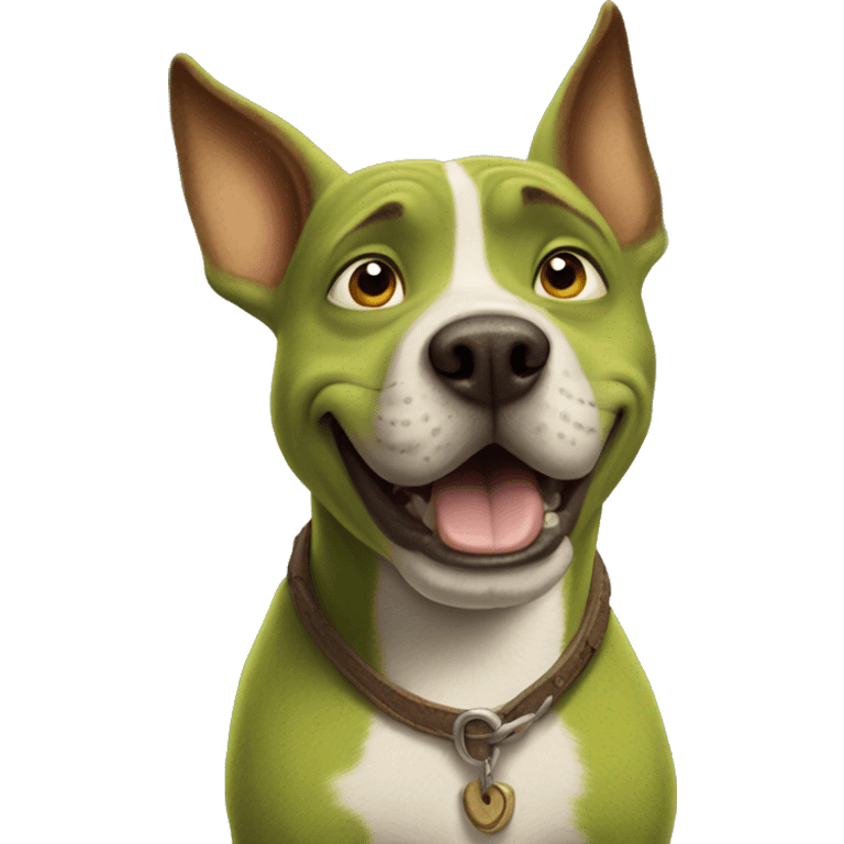 Shrek dog emoji