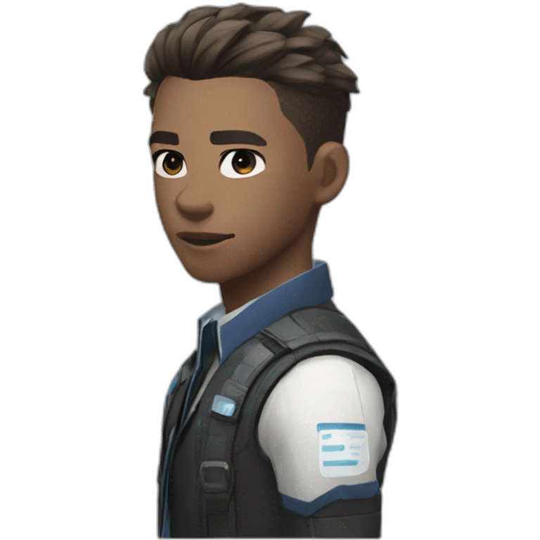 Connor from detroit become human emoji