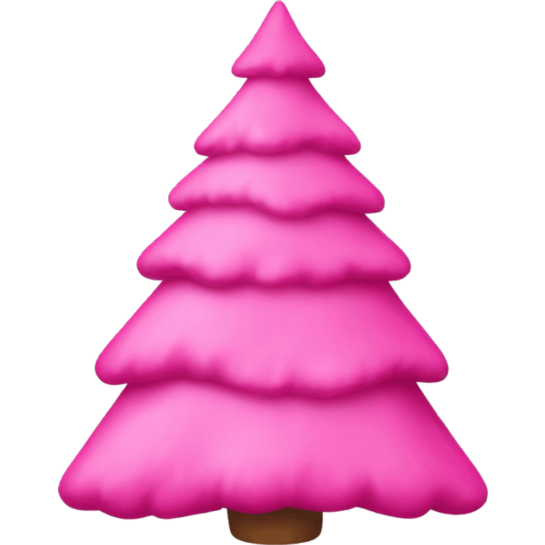 pink cristmas tree emoji