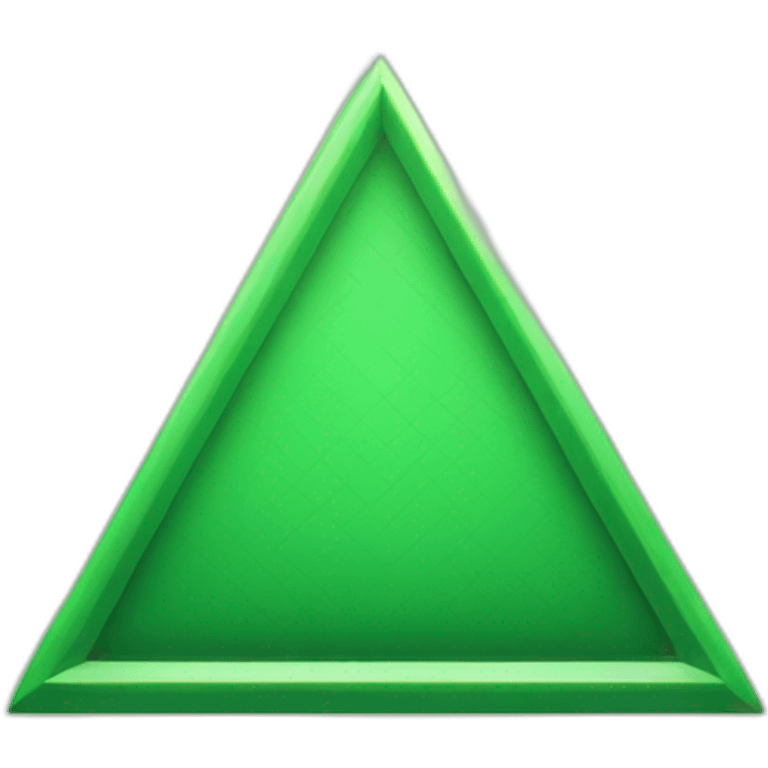 Green upward triangle emoji