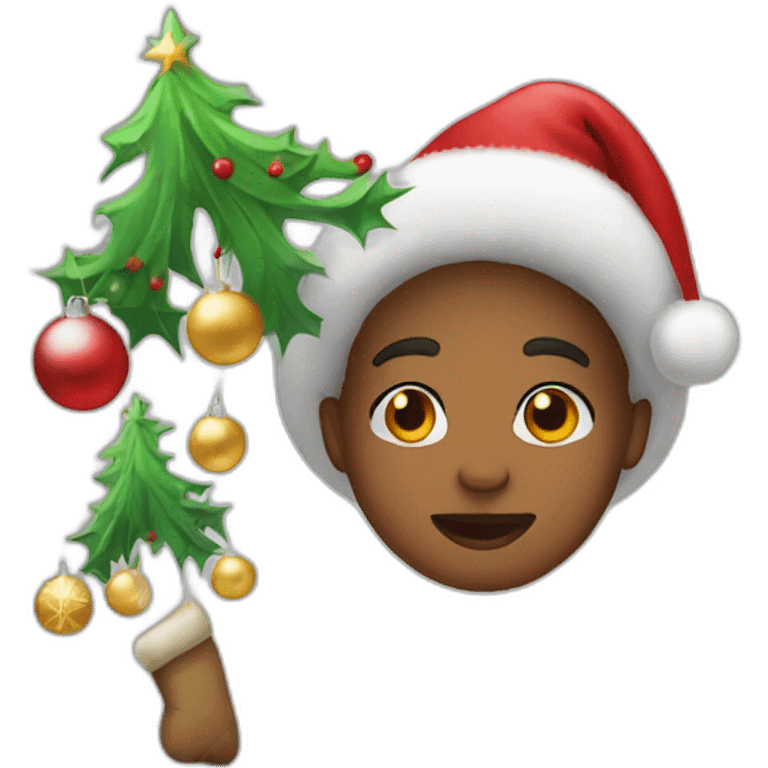 Christmas with friends emoji