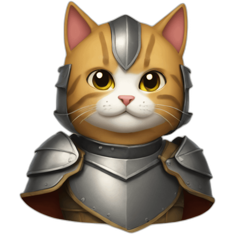 cat knight emoji