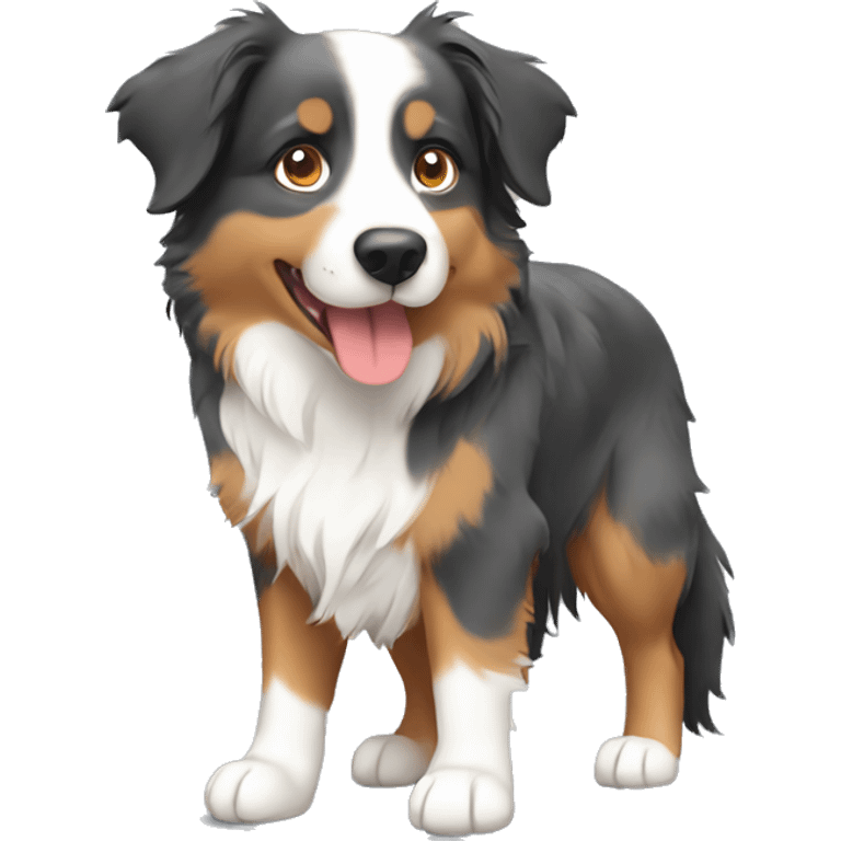 Australian shepherd 3 color emoji