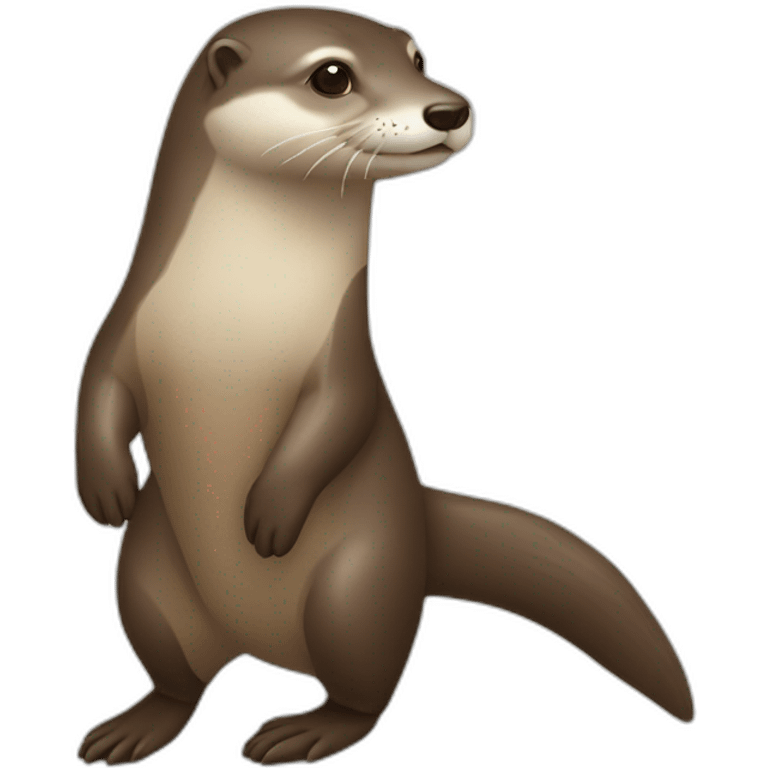 Loutre sur cheval emoji