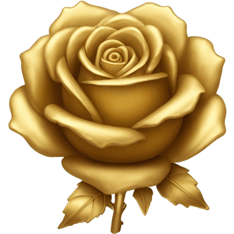 gold rose emoji