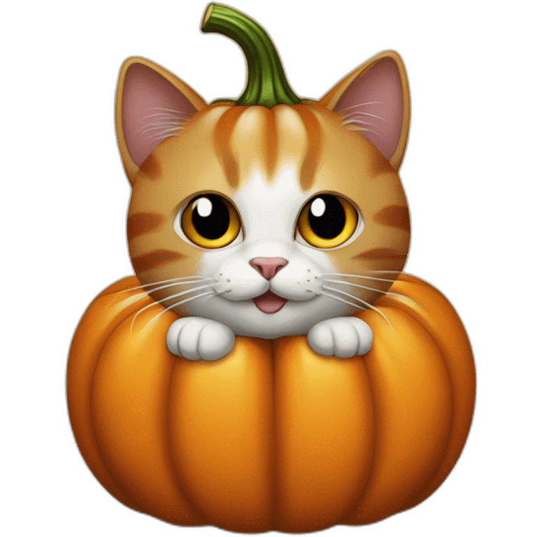 cat pumkin emoji