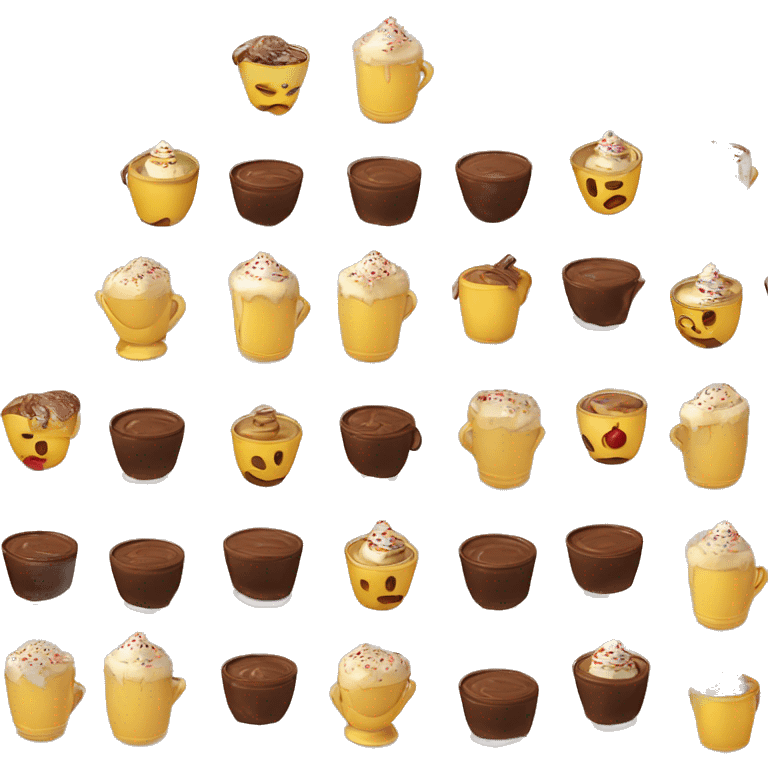 Navidad chocolate caliente  emoji