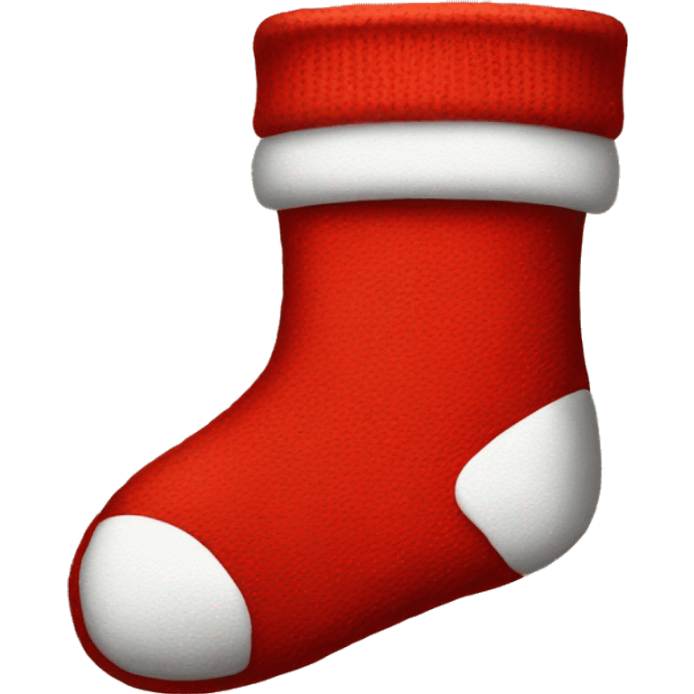 red christmas sock emoji