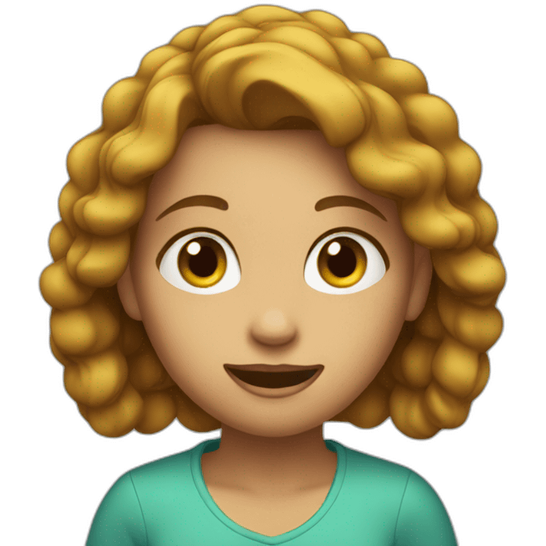 GIRL SPEAKING emoji