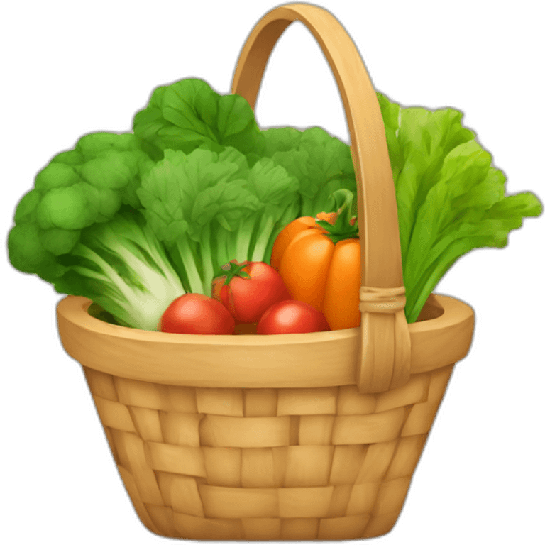 vegetables basket emoji