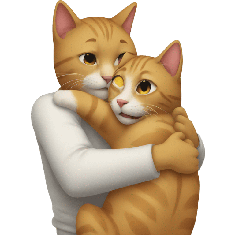 cat hug emoji