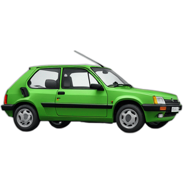 peugeot 205 griffe green emoji