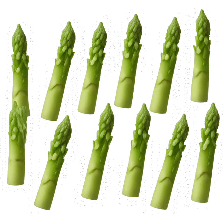 Asparagus birthday candles emoji