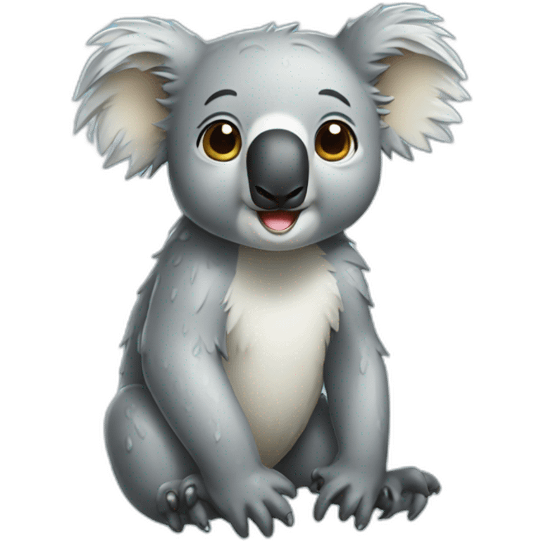 wet koala emoji