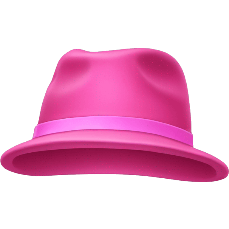 Pink hat emoji