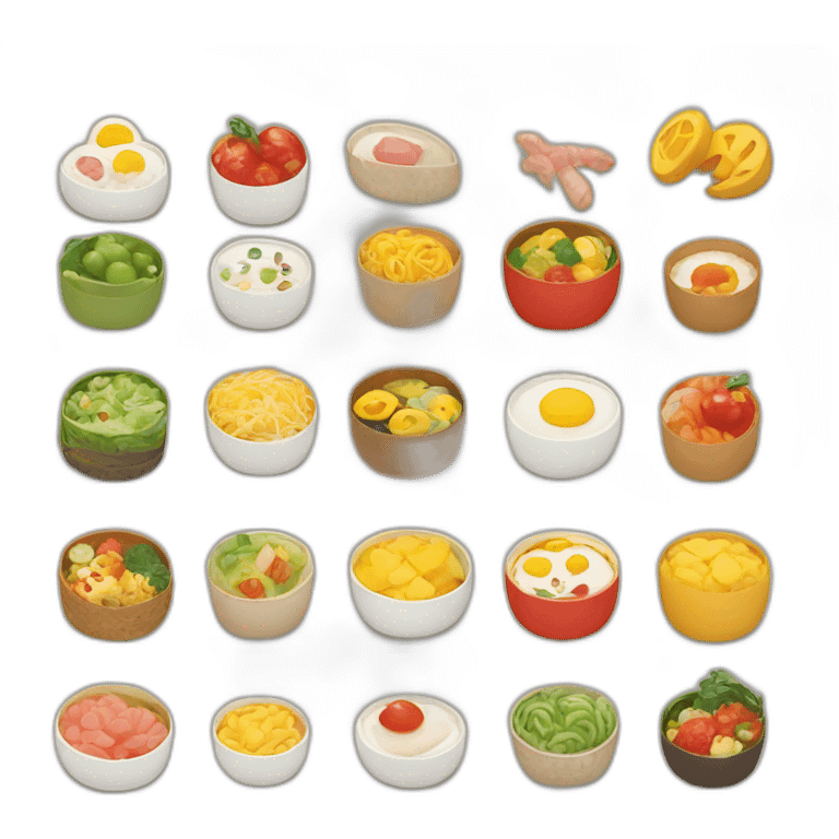 web design bento emoji