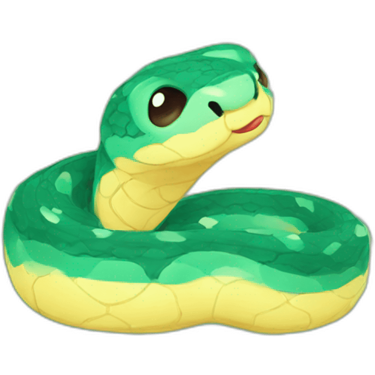 cute kawaii python emoji