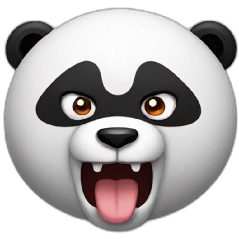 angry panda emoji