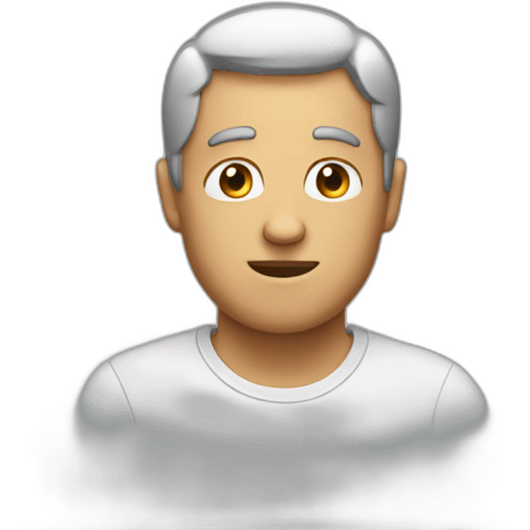 man facing backwards emoji