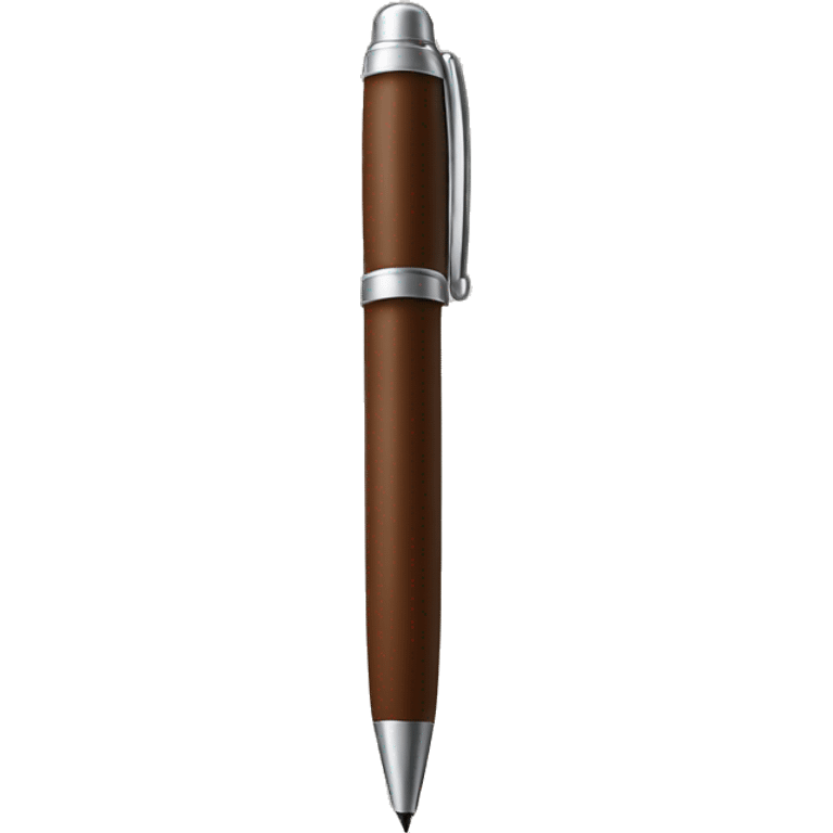 brown pen  emoji