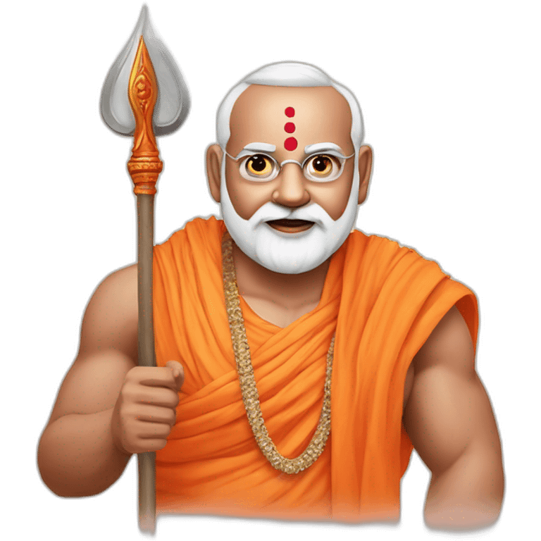 Shree Ram as Narendra Modi  emoji