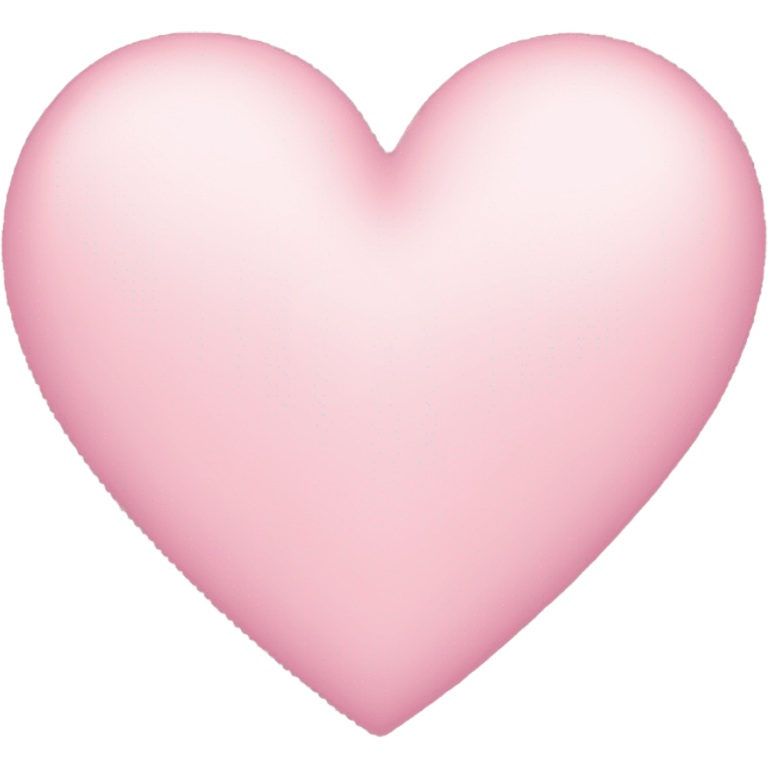 Light pink heart emoji