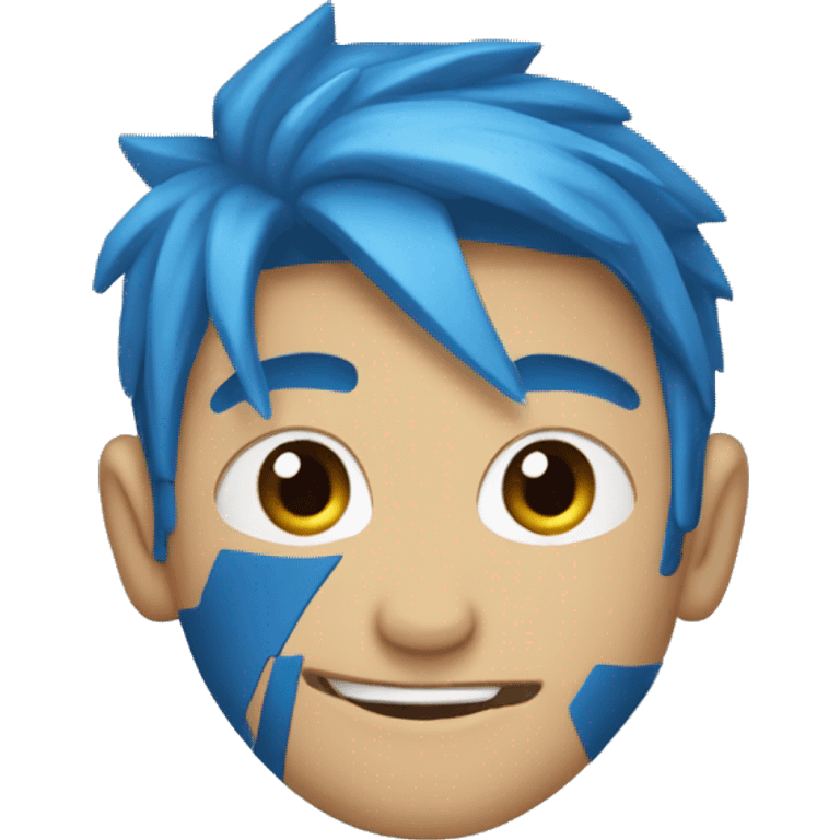 tyler ninja blevins with blue hair emoji