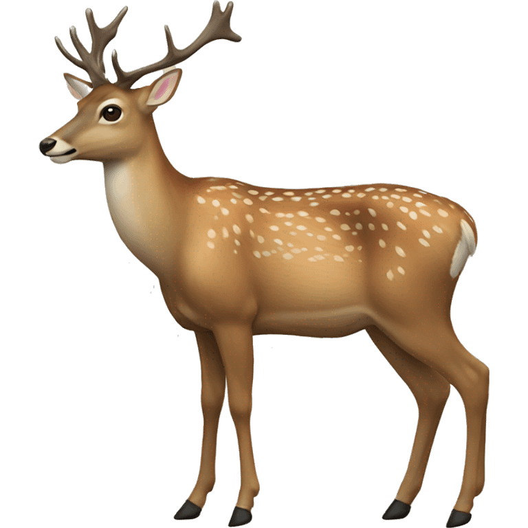 Realistic full body deer  emoji