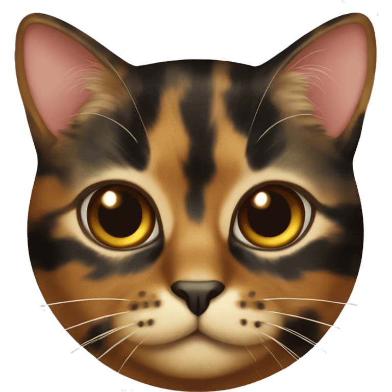 Tortoiseshell cat emoji