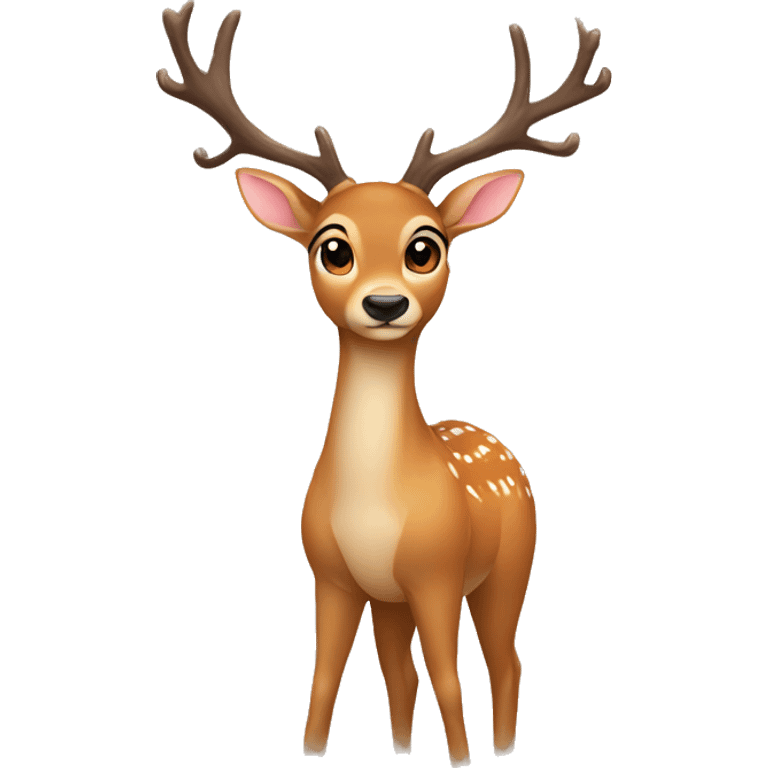 deer in love emoji