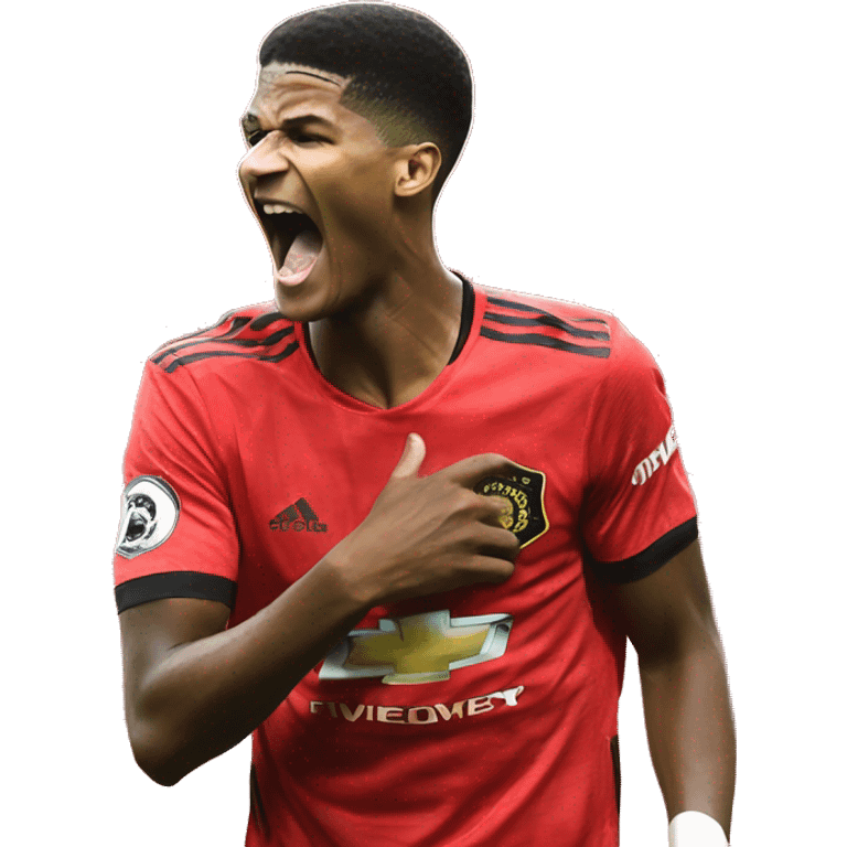 marcus rashford point at his head celebration emoji