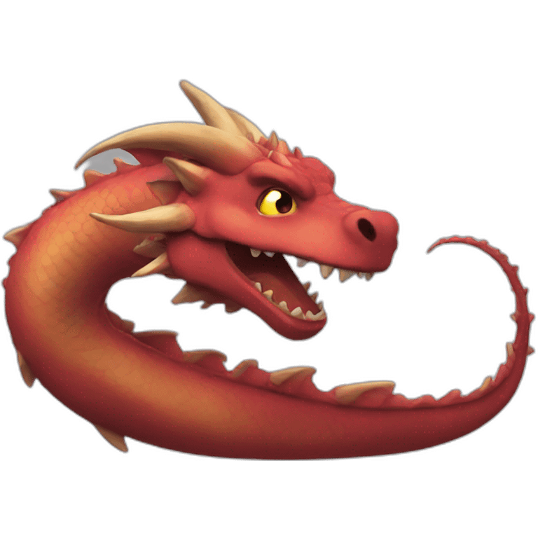 TikTokker cal the dragon emoji