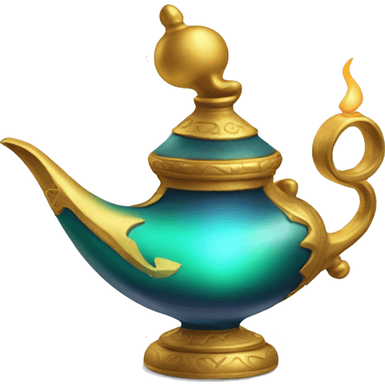 magic genie lamp emoji