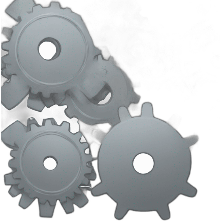 silver gears emoji