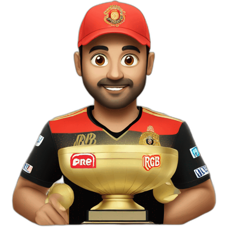 Rcb won ipl trophy emoji