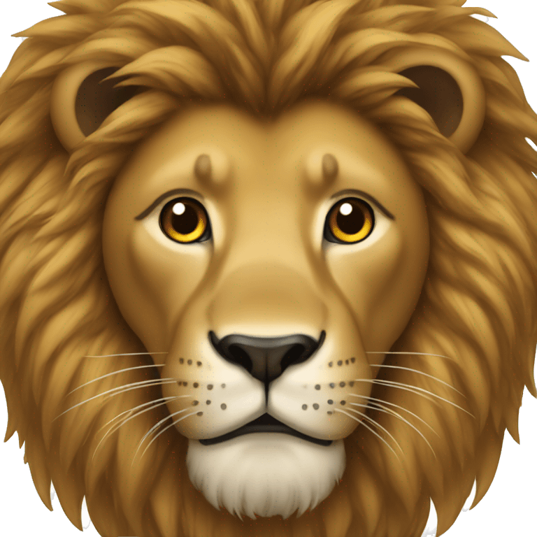 lion with afro hair emoji