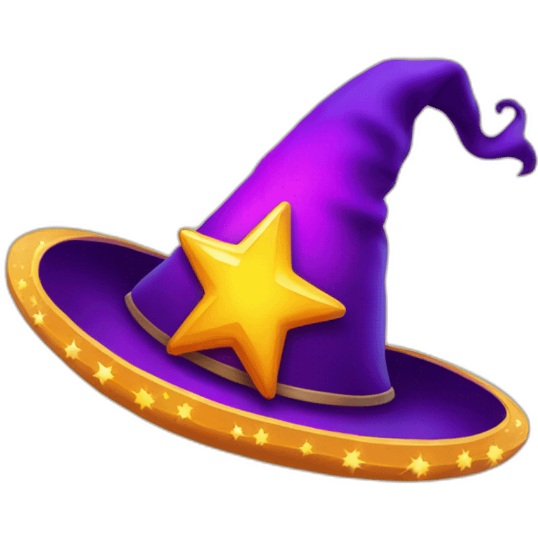 magic star out of a magic hat emoji